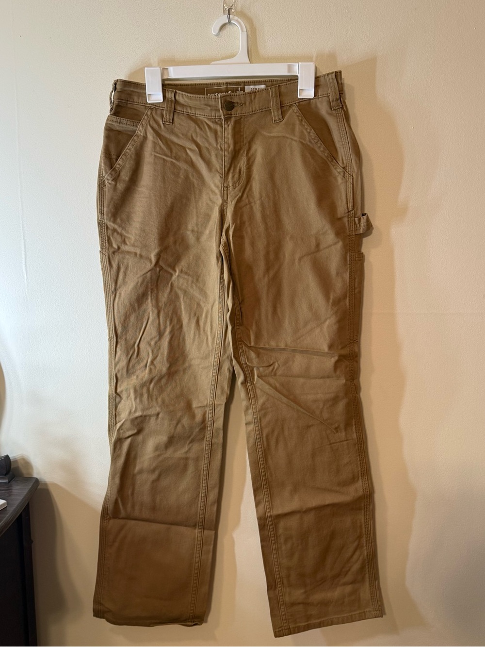 Carhartt Men's Brown Cargo Work Pants - Straight Leg